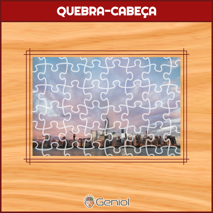 Quebra-Cabeça na Mesa - Quebra-Cabeça - Geniol