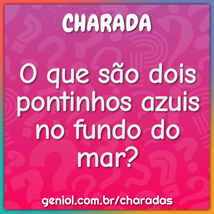 O que é um pontinho colorido no cachorro? - Charada e Resposta